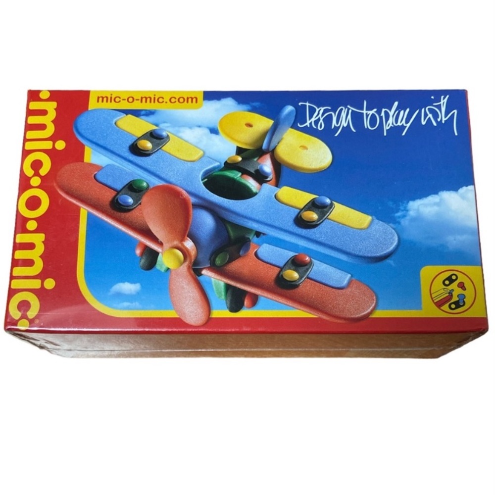 Mic-0-Mic Biplane Construction Kit Factory
Sealed New 089.005 STEM Activity